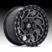 Fuel Runner OR D840 Gloss Black Milled Custom Truck Wheels